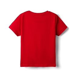 Babyhug Cotton Knit Half Sleeves Night Suit with Nautical Theme Print - Red