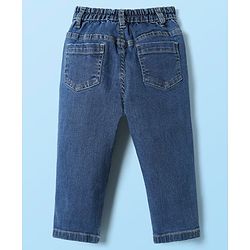 Babyhug Cotton Woven Full Sleeves Shirt & Jeans Set with Checks - Blue