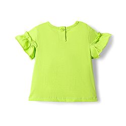 Babyhug Disney Single Jersey Knit Half Sleeves T-shirt & Short Set With 101 Dalmatians Graphics - Light Green