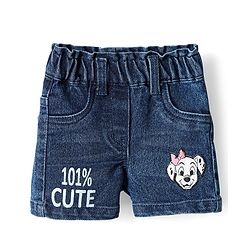 Babyhug Disney Single Jersey Knit Half Sleeves T-shirt & Short Set With 101 Dalmatians Graphics - Light Green