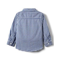 Babyhug Cotton Woven Full Sleeves Checks Shirt & Denim Jeans Set - Blue