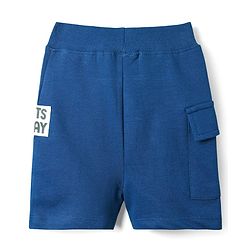 Babyhug Single Jersey Knit Half Sleeves T-Shirt & Shorts Set With Animal Print - Green & Blue