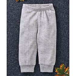 Babyhug Full Length Thermal Leggings - Grey