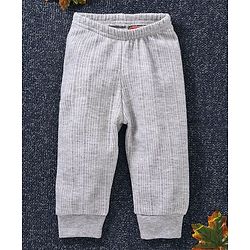 Babyhug Full Length Thermal Leggings - Grey