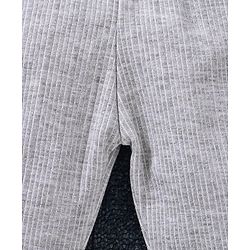Babyhug Full Length Thermal Leggings - Grey