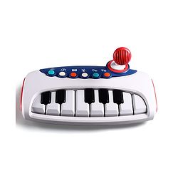 Babyhug Musical Piano with Microphone| Battery Operated|Teaching Mode| Record & Play Mode| Volume Control| Fun Lights|(Colour may vary)