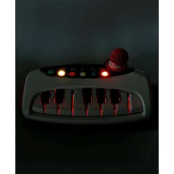 Babyhug Musical Piano with Microphone| Battery Operated|Teaching Mode| Record & Play Mode| Volume Control| Fun Lights|(Colour may vary)