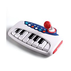 Babyhug Musical Piano with Microphone| Battery Operated|Teaching Mode| Record & Play Mode| Volume Control| Fun Lights|(Colour may vary)