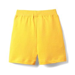 Babyhug Single Jersey Knit Half Sleeves T-Shirt & Shorts Set With Beach Print - Light Blue & Yellow