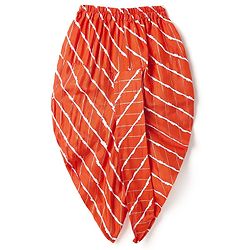 Babyhug Woven Full Sleeves Kurta Dhoti Set With Bandhani Print & Lace Detailing - Coral