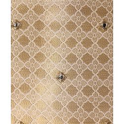 Babyhug Woven Sleeveless Choli Lehenga Set with Dupatta with Brocade Embroidery & Lace Detailing  - Offwhite