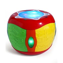 Babyhug Interactive Musical Drum Toy with Lights & Sounds  Fun & Educational| Sensory Play for Babies & Toddlers| Multi-mode Play| Visual & Auditory Skills| BIS Certified| Gifting for Boys & Girls