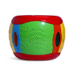 Babyhug Interactive Musical Drum Toy with Lights & Sounds  Fun & Educational| Sensory Play for Babies & Toddlers| Multi-mode Play| Visual & Auditory Skills| BIS Certified| Gifting for Boys & Girls