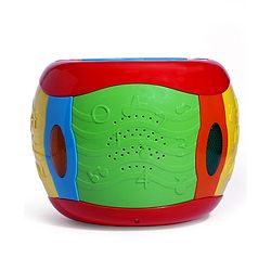 Babyhug Interactive Musical Drum Toy with Lights & Sounds  Fun & Educational| Sensory Play for Babies & Toddlers| Multi-mode Play| Visual & Auditory Skills| BIS Certified| Gifting for Boys & Girls