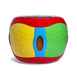 Babyhug Interactive Musical Drum Toy with Lights & Sounds  Fun & Educational| Sensory Play for Babies & Toddlers| Multi-mode Play| Visual & Auditory Skills| BIS Certified| Gifting for Boys & Girls