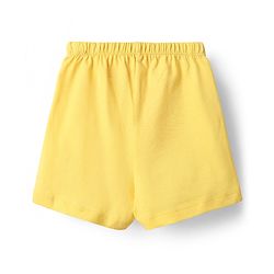 Babyhug 100% Cotton Single Jersey Knit Sleeveless Sando & Shorts Set with Rainbow & Star Print - Pink & Yellow
