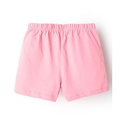 Babyhug 100% Cotton Sleeveless Star Printed Sando & Shorts Set - Yellow & Pink
