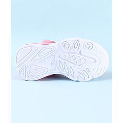 Cute Walk by Babyhug Velcro Closure Sandals with Baby Print - Fuchsia