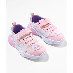 Cute Walk by Babyhug Sneaker Shoes with Velcro Closure - Pink