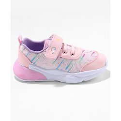 Cute Walk by Babyhug Sneaker Shoes with Velcro Closure - Pink