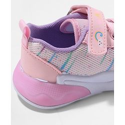 Cute Walk by Babyhug Sneaker Shoes with Velcro Closure - Pink