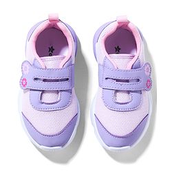 Cute Walk by Babyhug Sneaker Shoes With Velcro Closure & Floral Print - Pink