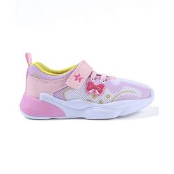 Cute Walk by Babyhug Velcro Closure Sneaker Shoes with Bow Patch - Pink