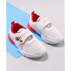 Cute Walk by Babyhug Velcro Closure Sneaker Shoes with Space Theme Print - Blue
