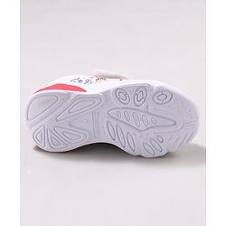 Cute Walk by Babyhug Velcro Closure Sneaker Shoes with Space Theme Print - Blue