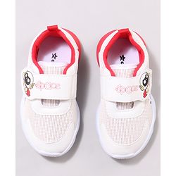 Cute Walk by Babyhug Velcro Closure Sneaker Shoes with Space Theme Print - Blue