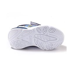Cute Walk by Babyhug Velcro Closure Sneaker Shoes with Space Theme Print - Blue