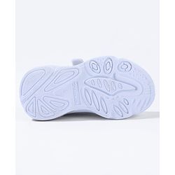 Cute Walk By Babyhug Velcro Closure Sneakers With Lace Detailing - Navy Blue