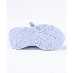 Cute Walk By Babyhug Velcro Closure Sneakers With Lace Detailing - Navy Blue
