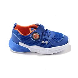Cute Walk by Babyhug Sneaker with Velcro Closure & Dino Applique - Blue