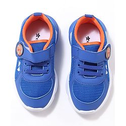 Cute Walk by Babyhug Sneaker with Velcro Closure & Dino Applique - Blue