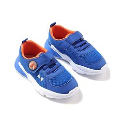 Cute Walk by Babyhug Sneaker with Velcro Closure & Dino Applique - Blue