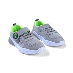 Cute Walk by Babyhug Sneaker with Velcro Closure & Dino Applique - Blue