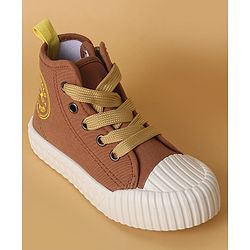 Cute Walk by Babyhug Casual Shoes with Lace up Closure - Brown