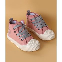Cute Walk by Babyhug Casual Shoes with Lace up Closure - Brown