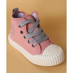 Cute Walk by Babyhug Casual Shoes with Lace up Closure - Brown