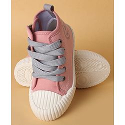 Cute Walk by Babyhug Casual Shoes with Lace up Closure - Brown