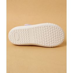 Cute Walk by Babyhug Casual Shoes with Velcro Closure & Animal Print - Purple