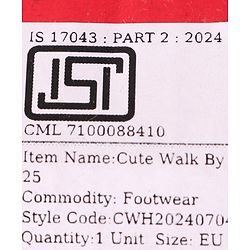 Cute Walk by Babyhug Velcro Closure Casual Shoes With Heart Print & Unicorn Applique - Purple