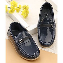 Cute Walk by Babyhug Slip On Loafers With Applique - Brown