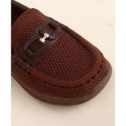 Cute Walk by Babyhug Slip On Solid Loafers - Beige