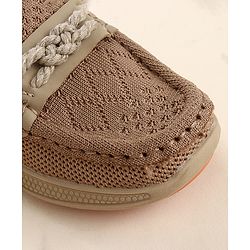 Cute Walk by Babyhug Slip On Solid Loafer - Beige