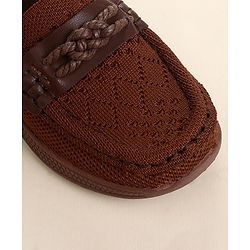 Cute Walk by Babyhug Slip On Solid Loafer - Beige