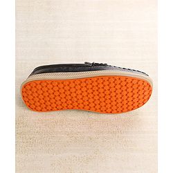 Cute Walk by Babyhug Slip On Solid Loafers - Black