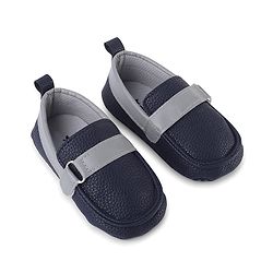 Cute Walk by Babyhug Slip on Booties - Navy Blue