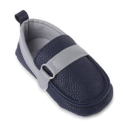 Cute Walk by Babyhug Slip on Booties - Navy Blue